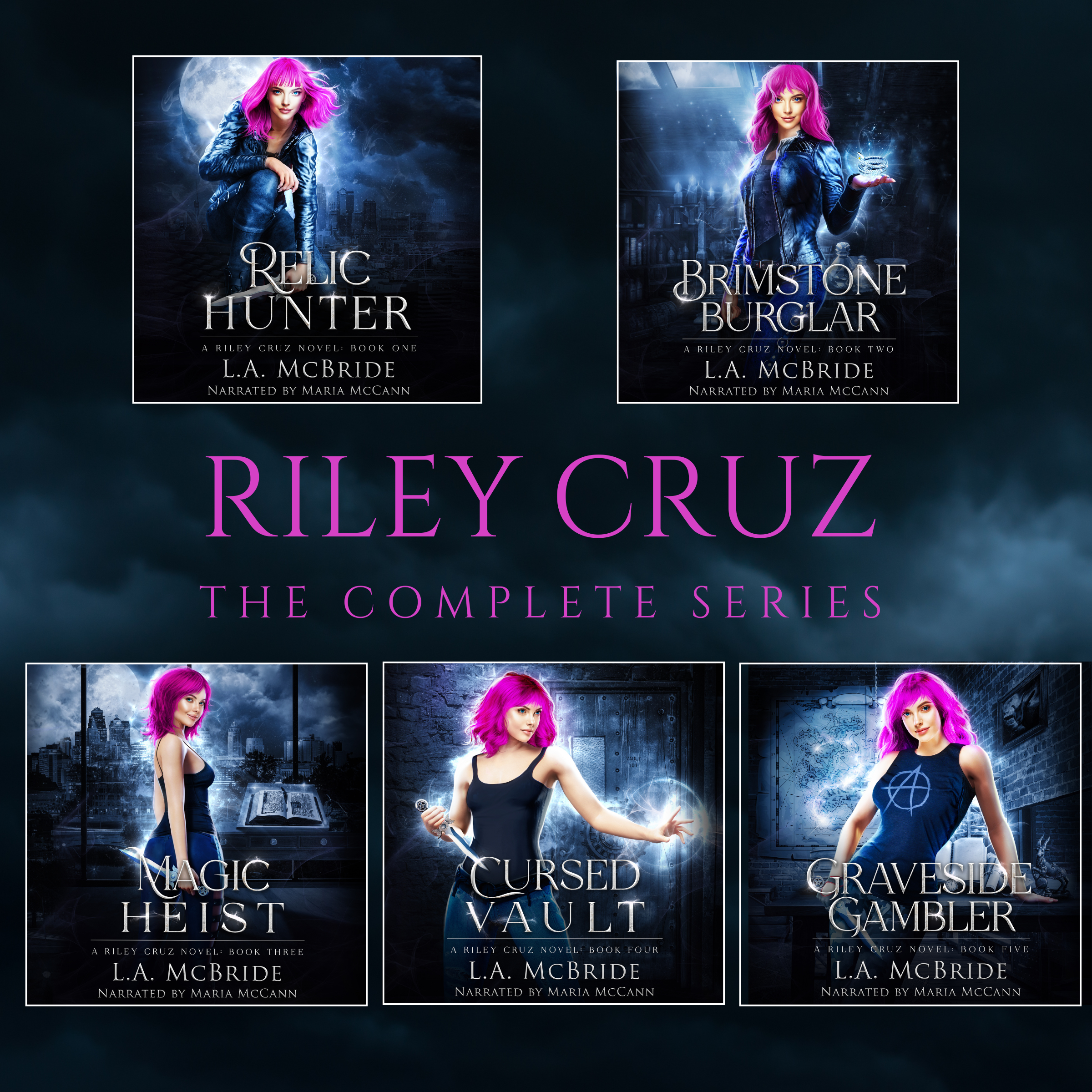 Riley Cruz: The Complete Series Audiobook (Riley Cruz Books 1-5)